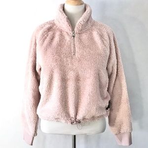 Calvin Klein Peformance Dusty Light Mauve Rose Fluffy Furry Fleece